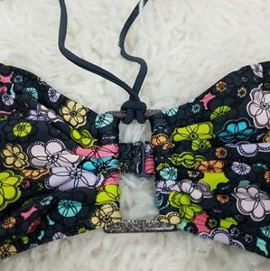 Body Glove Swim - Body Glove Floral Halter Top Large Body Glove Swim - Body Glove Floral Halter Top Large
